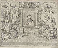 Vera effigies Pauli V. multis libris ipsi dedicatis, et Romae Bononiaeque impressis prefixa